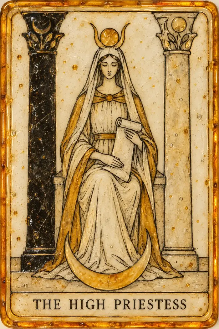 The High Priestess — The Amber Reliquary