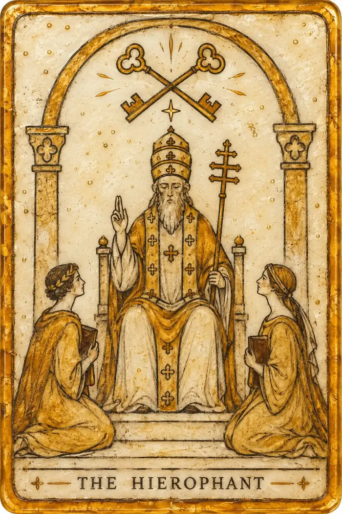 The Hierophant — The Amber Reliquary
