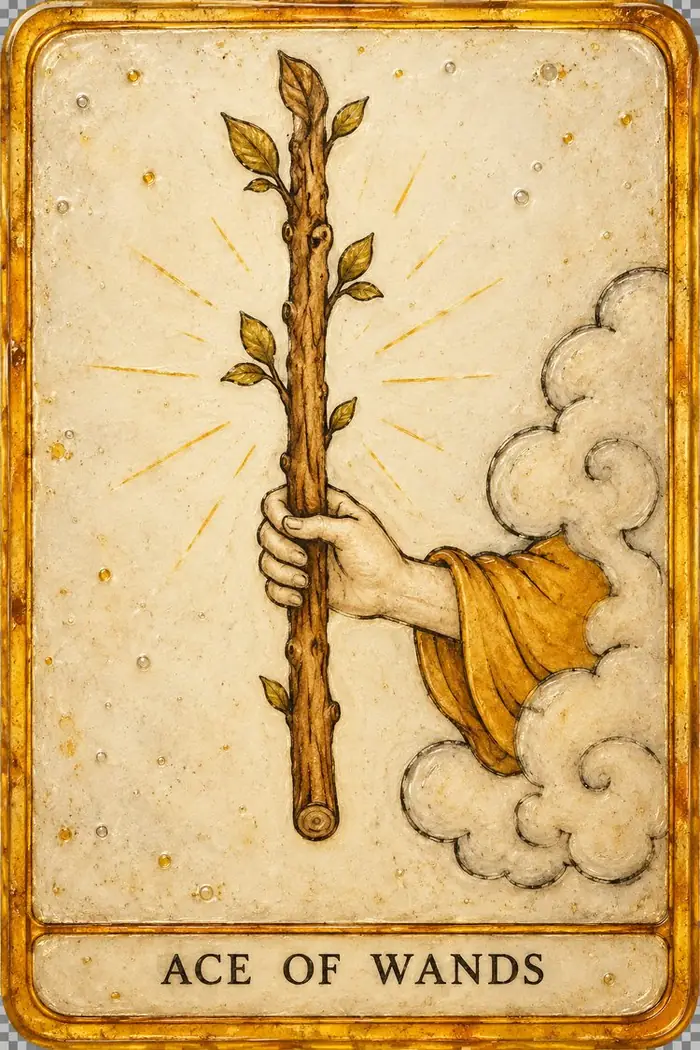 Ace of Wands — The Amber Reliquary