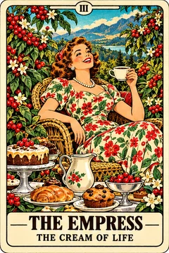 The Empress — Coffee Tarot