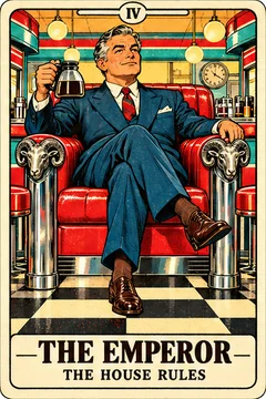 The Emperor — Coffee Tarot