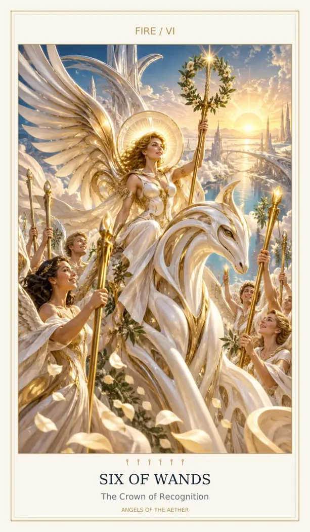 Six of Wands — The Crown of Recognition