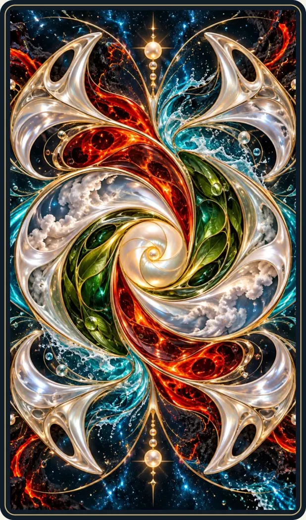 Hawaiian Goddess Cosmic Tarot matching card back