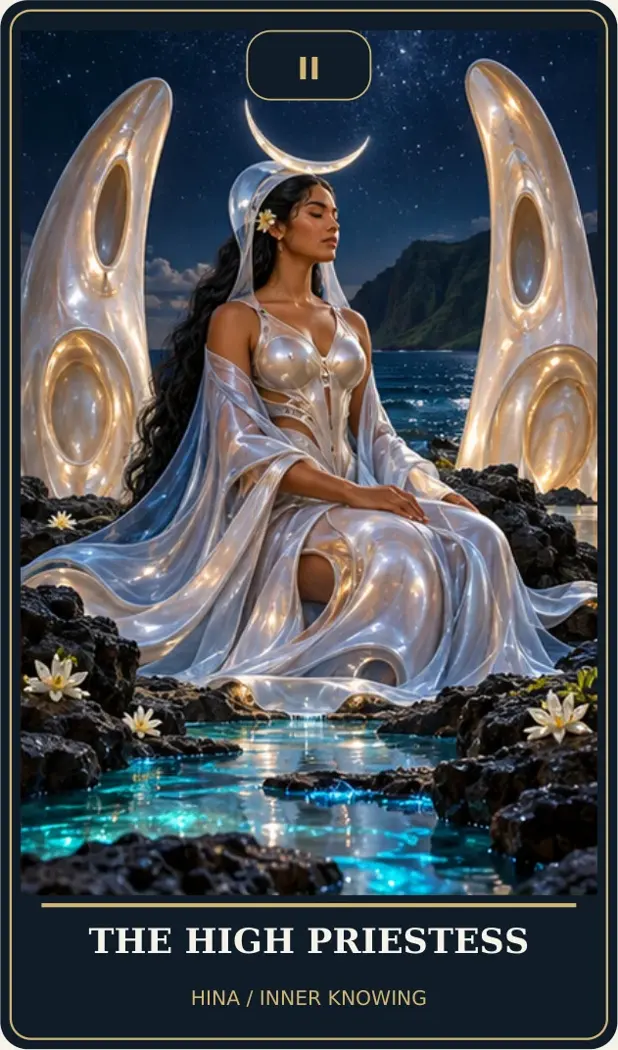 The High Priestess — Hina / Inner Knowing