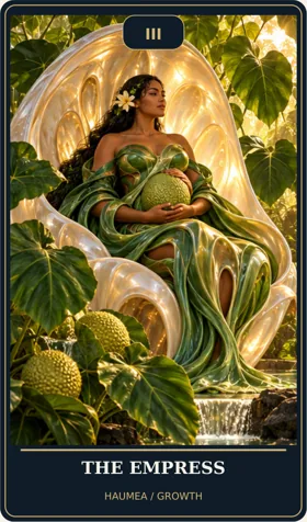 The Empress — Hawaiian Goddess Cosmic Tarot