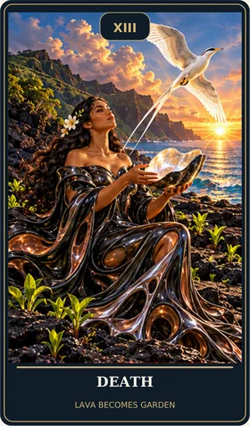 Death — Hawaiian Goddess Cosmic Tarot