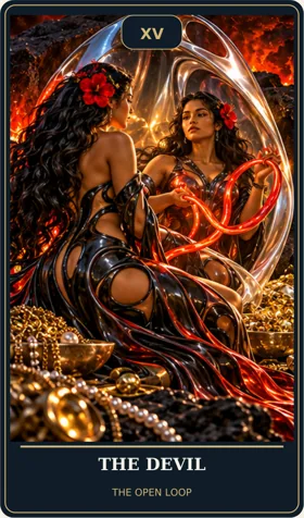 The Devil — Hawaiian Goddess Cosmic Tarot