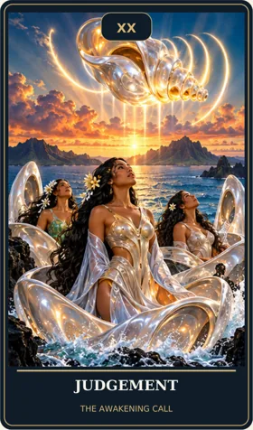 Judgement — Hawaiian Goddess Cosmic Tarot