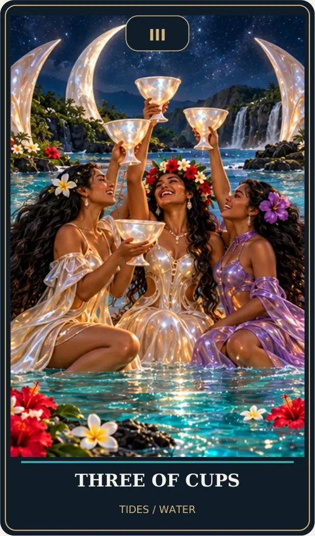 Three of Cups — Tides / Water