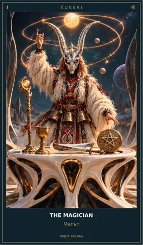 The Magician — Kukeri Cosmic Guardians