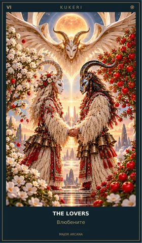 The Lovers — Kukeri Cosmic Guardians