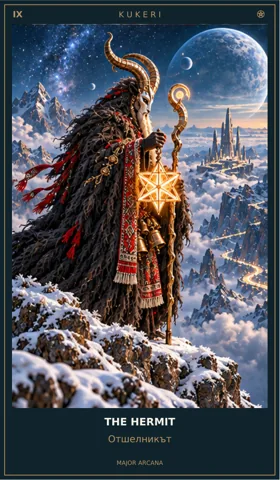 The Hermit — Kukeri Cosmic Guardians