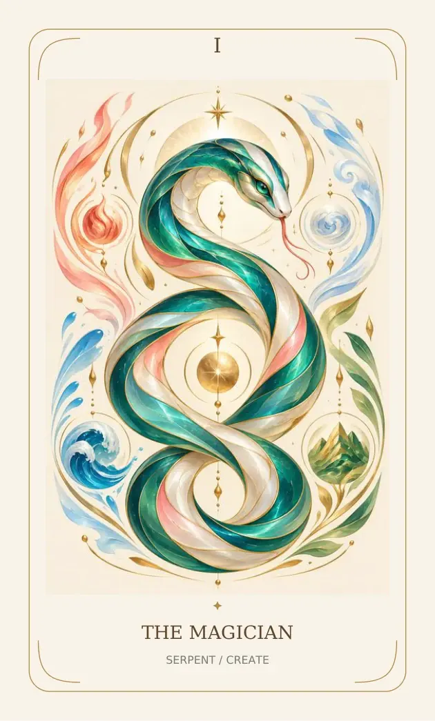 The Magician — Serpent / Create