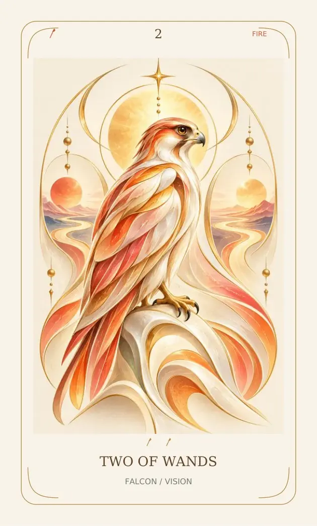 Two of Wands — Falcon / Vision