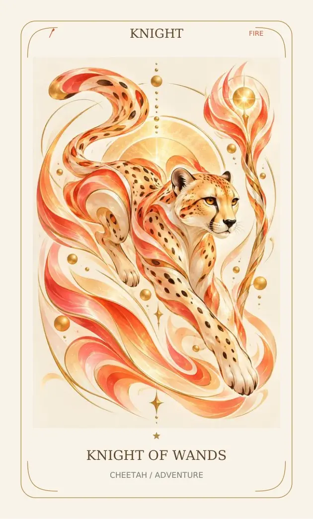 Knight of Wands — Cheetah / Adventure