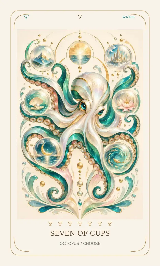 Seven of Cups — Octopus / Choose
