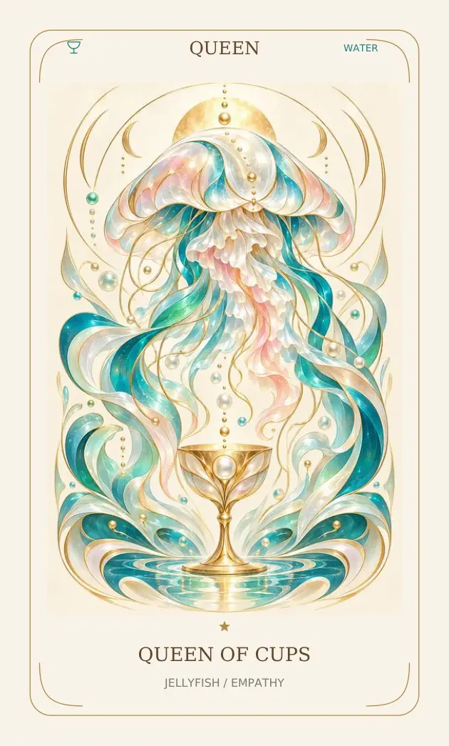 Queen of Cups — Jellyfish / Empathy