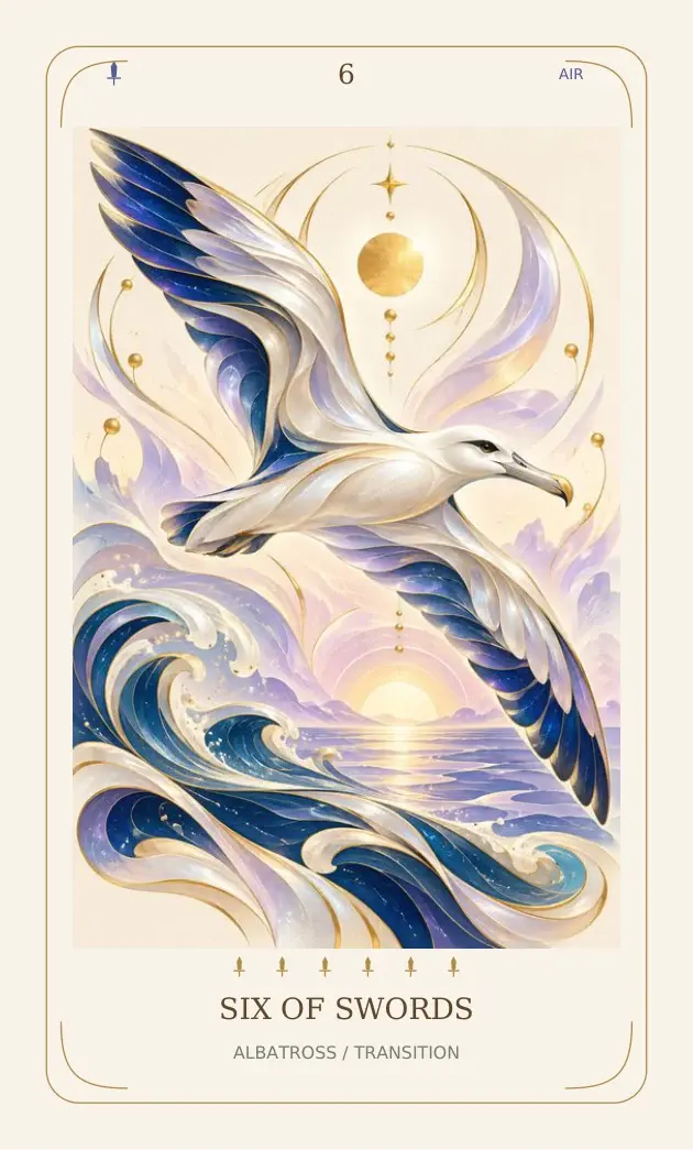 Six of Swords — Albatross / Transition