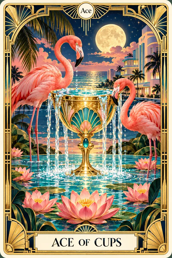 Ace of Cups — Miami Art Deco Edition