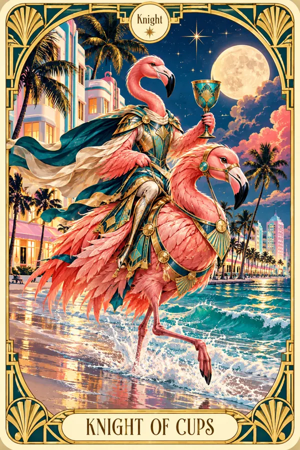 Knight of Cups — Miami Art Deco Edition