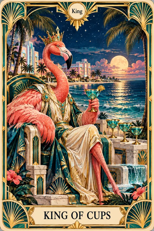 King of Cups — Miami Art Deco Edition