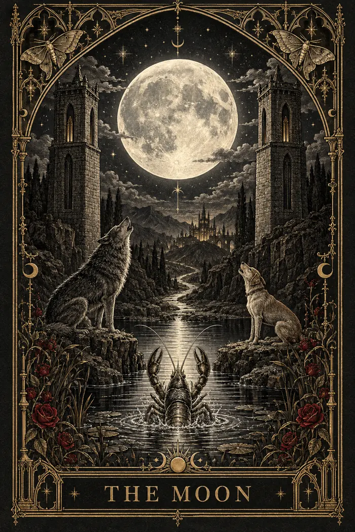 The Moon — Gothic Engraving Edition