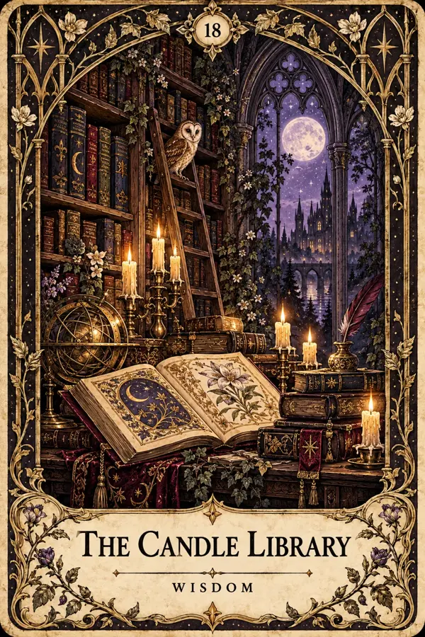 The Candle Library — Moonlit Rituals