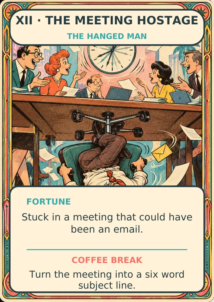 The Meeting Hostage from Office Tarot